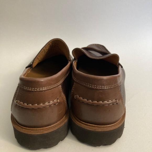 Donald Pliner Joe Casual Brown Leather Loafers Size 11M NWOB